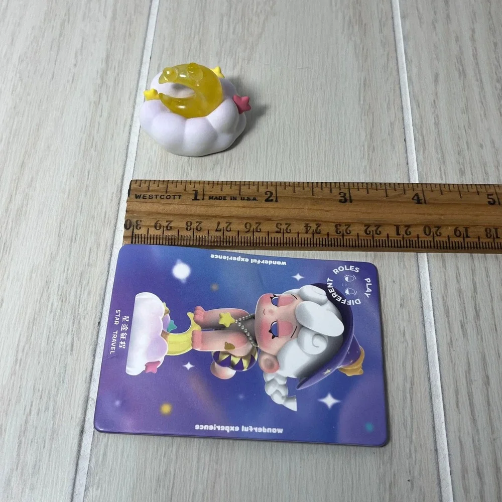 DODO CULOLO Magic Trip Star Travel Figure Moon Clouds Flying Purple Wizard Hat